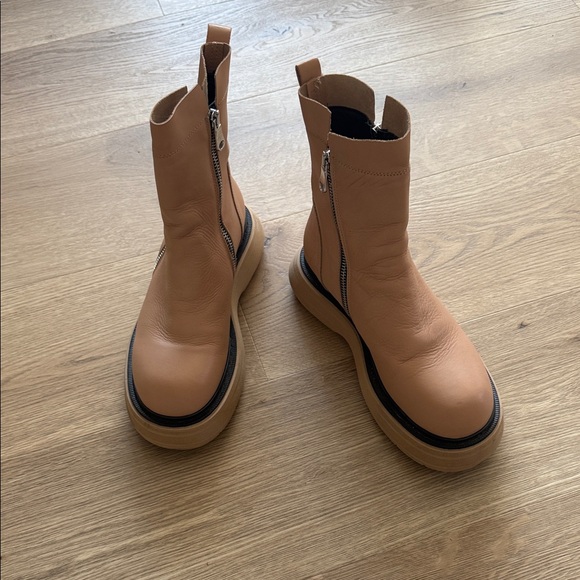 Free People Shoes - Free People Mara Zip Moto Boots